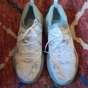 Sorel White and Blue Women's Sneakers